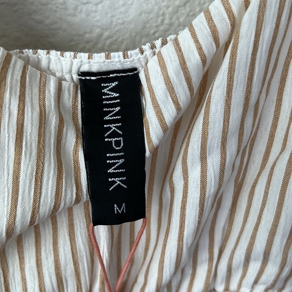 Revolve MINKPINK Koa Striped Mini Dress Size M - Picture 9 of 11